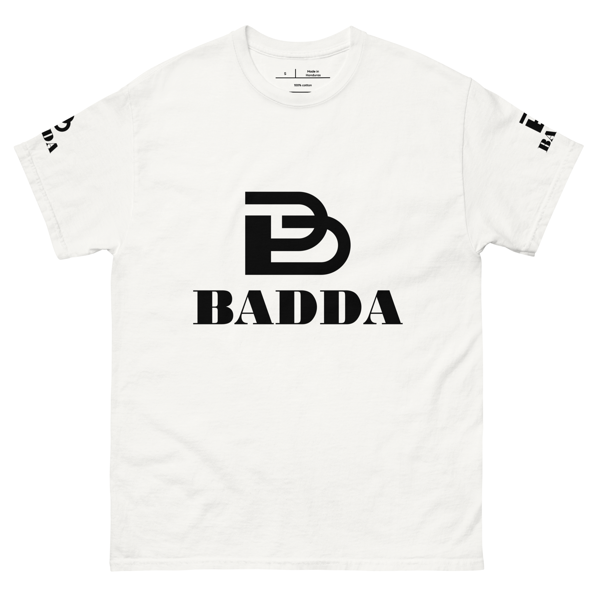 Badda Men's Classic Tee (Black Logo)