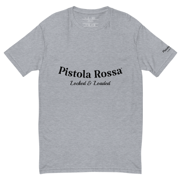 Pistola Rossa Men's Short Sleeve T-Shirt (Black Logo)