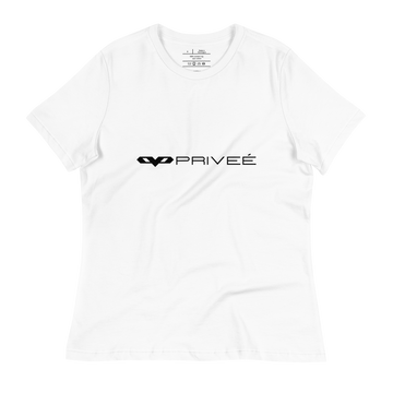 Privee Women's Relaxed T-Shirt (Black Logo)